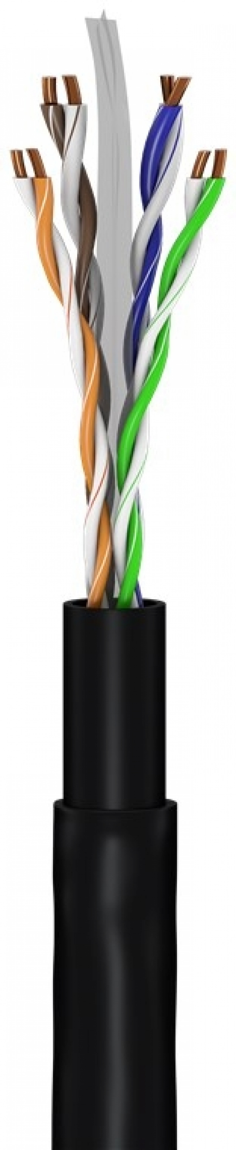 Goobay CAT 6 ulkokäyttöön tarkoitettu liitäntäjohto, U/UTP, musta kuparipäällysteinen alumiinijohdin (CCA), kaksinkertainen ulkovaippa (PE), 75 m Goobay CAT 6 ulkokäyttöön tarkoitettu liitäntäjohto, U/UTP, musta kuparipäällysteinen alumiinijohdin (CCA), kaksinkertainen ulkovaippa (PE), 75 m