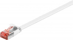 Goobay CAT 6 platt patchkabel, U/FTP, vit kopparledare (CU) Goobay CAT 6 platt patchkabel, U/FTP, vit kopparledare (CU)