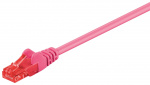 Goobay CAT 6 patchkabel, U/UTP, magenta kopparklädd aluminiumtråd (CCA)
