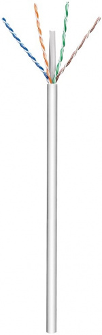 Goobay CAT 6 patchkabel, U/UTP, grå kopparklädd aluminiumledare (CCA), AWG 23/1 (solid), kabelhölje PVC Goobay CAT 6 patchkabel, U/UTP, grå kopparklädd aluminiumledare (CCA), AWG 23/1 (solid), kabelhölje PVC