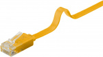 Goobay CAT 6 platt patchkabel, U/UTP, gul kopparledare (CU) Goobay CAT 6 platt patchkabel, U/UTP, gul kopparledare (CU)