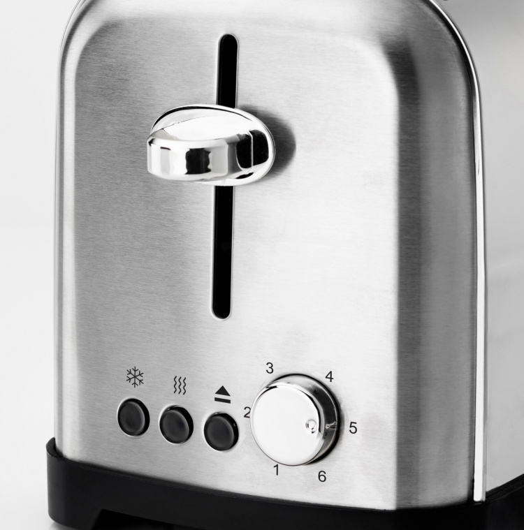 OBH Nordica Metropolitan -leivänpaahdin, 2 viipaleelle, teräs