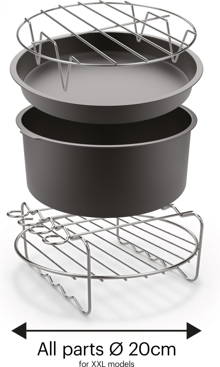 OBH Nordica Easy Fry -lisävarustesetti OBH Nordica XXL airfryer -malleihin