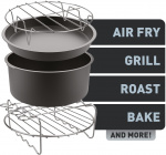OBH Nordica Easy Fry -lisävarustesetti OBH Nordica XXL airfryer -malleihin