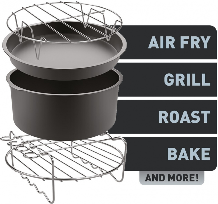 OBH Nordica Easy Fry -lisävarustesetti OBH Nordica XXL airfryer -malleihin