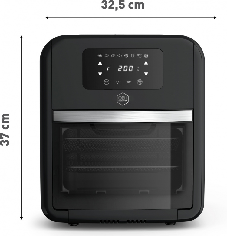 OBH Nordica Easy Fry Oven & Grill 9-in-1 -air fryer, 11 L