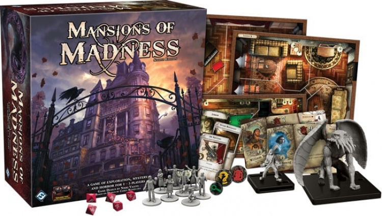 Fantasy Flight Games Mansions of Madness -lautapeli, Second Edition