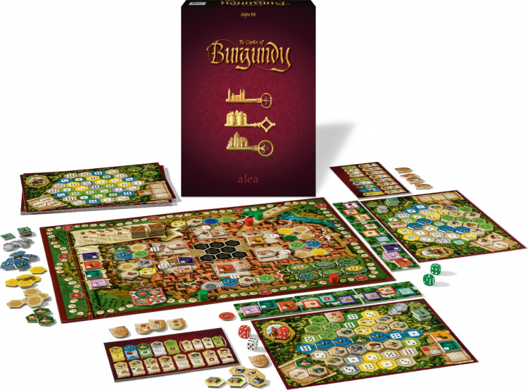 Ravensburger The Castles of Burgundy -lautapeli, ENG Ravensburger The Castles of Burgundy -lautapeli, ENG