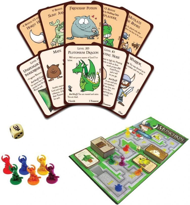 Lautapelit.fi Munchkin Deluxe -strategiapeli (ENG)