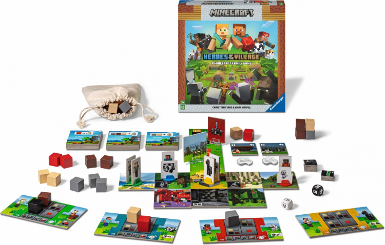 Ravensburger Minecraft Heroes - Save The Village -lautapeli