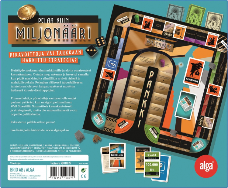 Alga Pelaa kuin Miljonääri -lautapeli