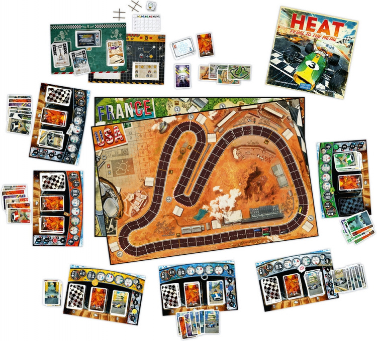 Days of Wonder Heat Pedal to the Metal Nordic -lautapeli