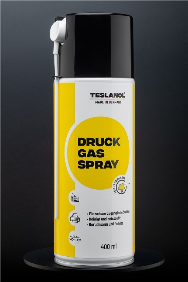 Teslanol Paineilmasuihku elektronisten ja hienomekaanisten laitteiden puhdistukseen ja pölynpoistoon - 400 ml