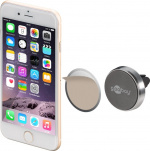 Goobay Universell magnethållare i smal design För enkel och säker fastsättning av små mobila enheter i fordonet Goobay Universell magnethållare i smal design För enkel och säker fastsättning av små mobila enheter i fordonet