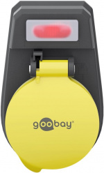 Goobay Adapteri pistorasiaan, jossa on kytkin, roiskevesisuojattu maadoitettu ulkopistorasia, 1 pistoke