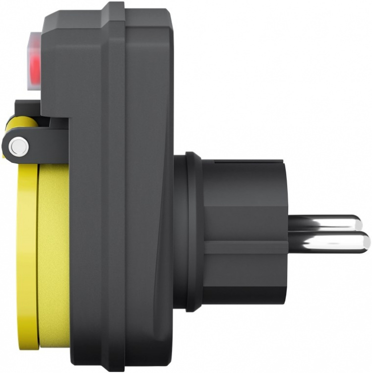 Goobay Adapteri pistorasiaan, jossa on kytkin, roiskevesisuojattu maadoitettu ulkopistorasia, 1 pistoke