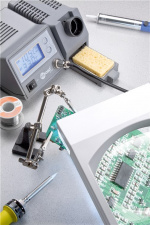 Fixpoint Digital lödstation EP5, 48 W digital lödkolvsats med stor, belyst LCD-display (60 x 30 mm)