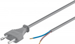 Goobay Kaapeli, jossa on europistoke asennusta varten, 1,5 m, harmaa europistoke (tyyppi C, CEE 7/16) > irtonaiset kaapelinpäädyt Goobay Kaapeli, jossa on europistoke asennusta varten, 1,5 m, harmaa europistoke (tyyppi C, CEE 7/16) > irtonaiset kaapelinpäädyt