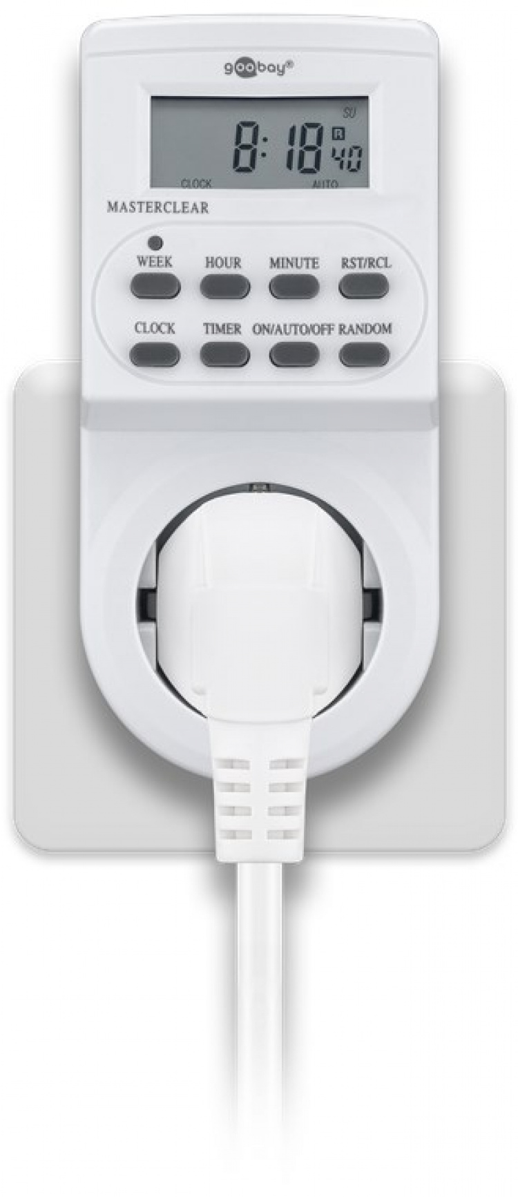 Goobay 3 kpl:n sarja, digitaalinen ajastin Helppokäyttöinen digitaalinen ajastin