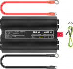 Goobay Spänningsomvandlare DC/AC (24 V - 230 V/2000 W) USB omvandlar 24 V DC till 230 V AC Goobay Spänningsomvandlare DC/AC (24 V - 230 V/2000 W) USB omvandlar 24 V DC till 230 V AC