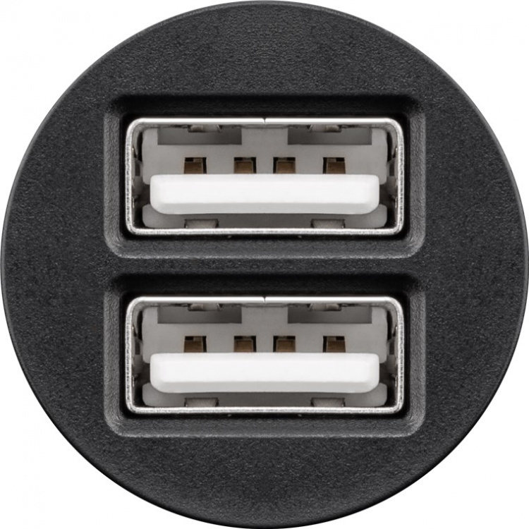 Goobay Dubbel USB-bilsladdare (15,5 W) 15,5 W max. 3,1 A (12/24 V) 2x USB