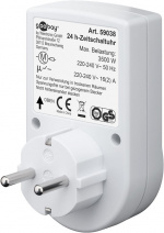 Goobay Analog timer lättmanövrerad mekanisk timer för eluttaget Goobay Analog timer lättmanövrerad mekanisk timer för eluttaget