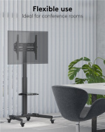 Goobay TV-esittelyjalusta Basic (koko L) 37-70 tuuman (94-178 cm) televisioille tai näytöille, joiden paino on enintään 35 kg Goobay TV-esittelyjalusta Basic (koko L) 37-70 tuuman (94-178 cm) televisioille tai näytöille, joiden paino on enintään 35 kg