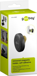 Goobay Universell magnetisk hållare, självhäftande För snabb och säker fastsättning av smartphones i bilen eller i hushållet Goobay Universell magnetisk hållare, självhäftande För snabb och säker fastsättning av smartphones i bilen eller i hushållet