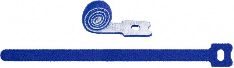 Goobay Kabelhantering kardborreband med böjning 6-pack för att ordna och fästa