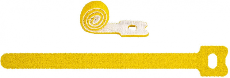 Goobay Kabelhantering kardborreband med böjning 6-pack för att ordna och fästa