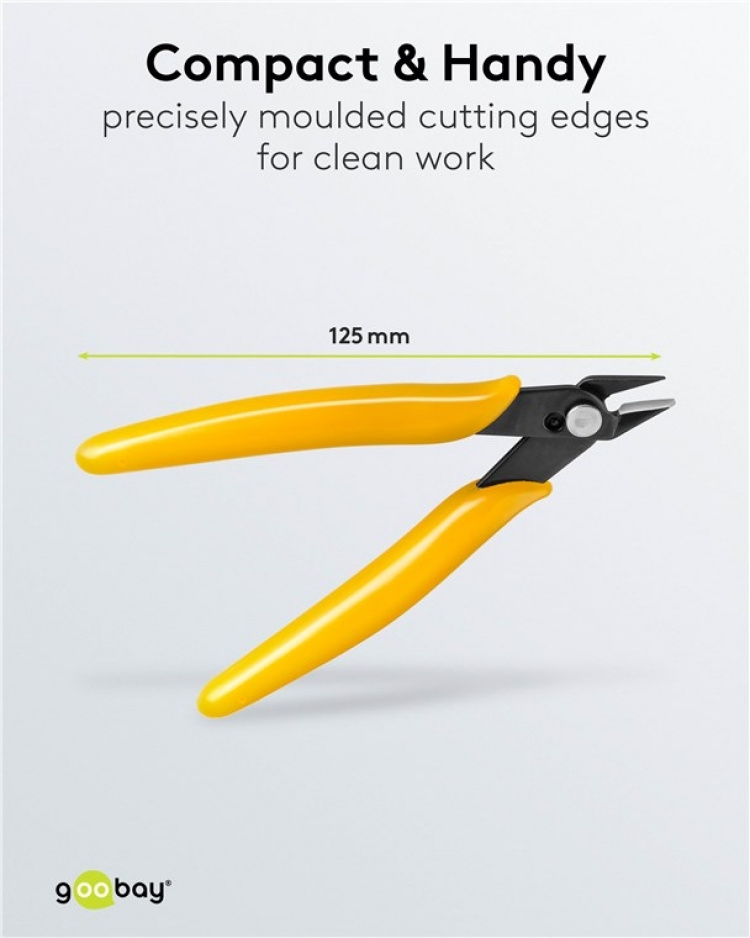 Fixpoint Precisionssidavbitare, 125 mm perfekt för elektriker och finmekaniker