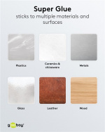 Goobay Superglue 10 g sopii monille alustoille Goobay Superglue 10 g sopii monille alustoille