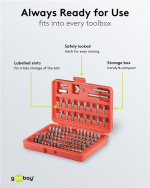 Fixpoint Bittisarja, 100-osainen bittisarja akkuruuvinvääntimille ja räikkälaitteille
