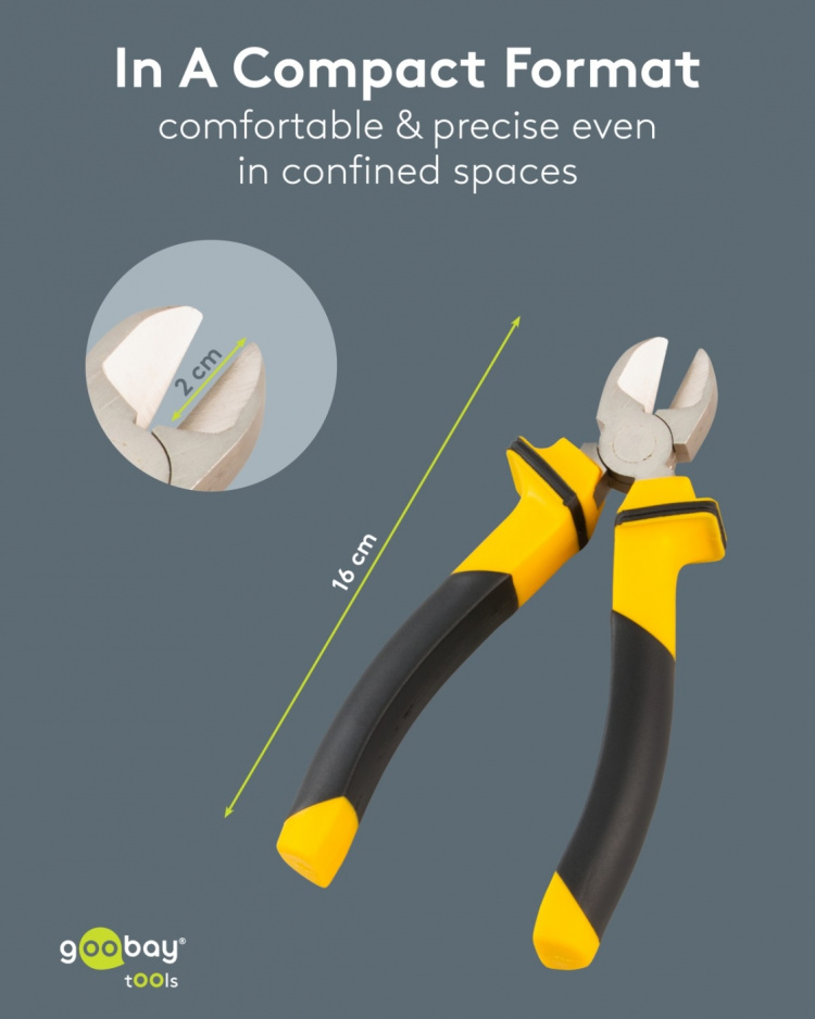 Fixpoint Sidavbitare, 160 mm precisionsverktyg med ergonomiskt handtag