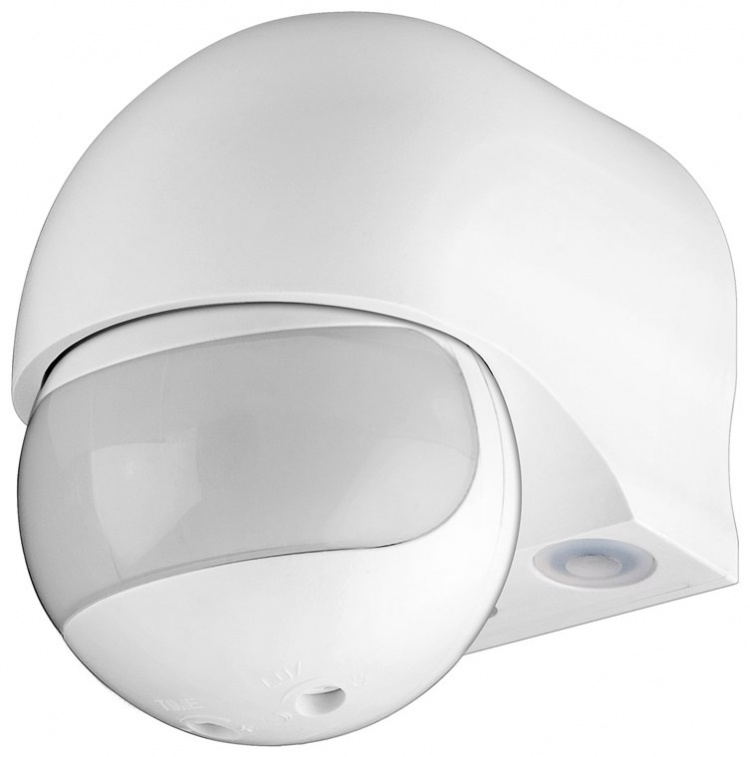 Goobay Infraröd rörelsedetektor för väggmontering, 180° detektering, 12 m räckvidd, för utomhusbruk (IP44), LED-anpassad Goobay Infraröd rörelsedetektor för väggmontering, 180° detektering, 12 m räckvidd, för utomhusbruk (IP44), LED-anpassad