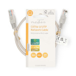 Nedis CAT5e verkkokaapeli | U/UTP | RJ45 uros | RJ45 uros | 0.50 m | Pyöreä | PVC | Harmaa | Label Nedis CAT5e verkkokaapeli | U/UTP | RJ45 uros | RJ45 uros | 0.50 m | Pyöreä | PVC | Harmaa | Label