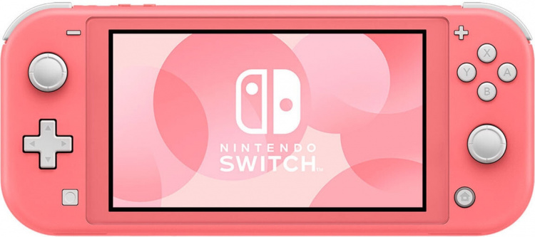 Nintendo Switch Lite -pelikonsoli, pinkki