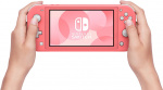 Nintendo Switch Lite -pelikonsoli, pinkki