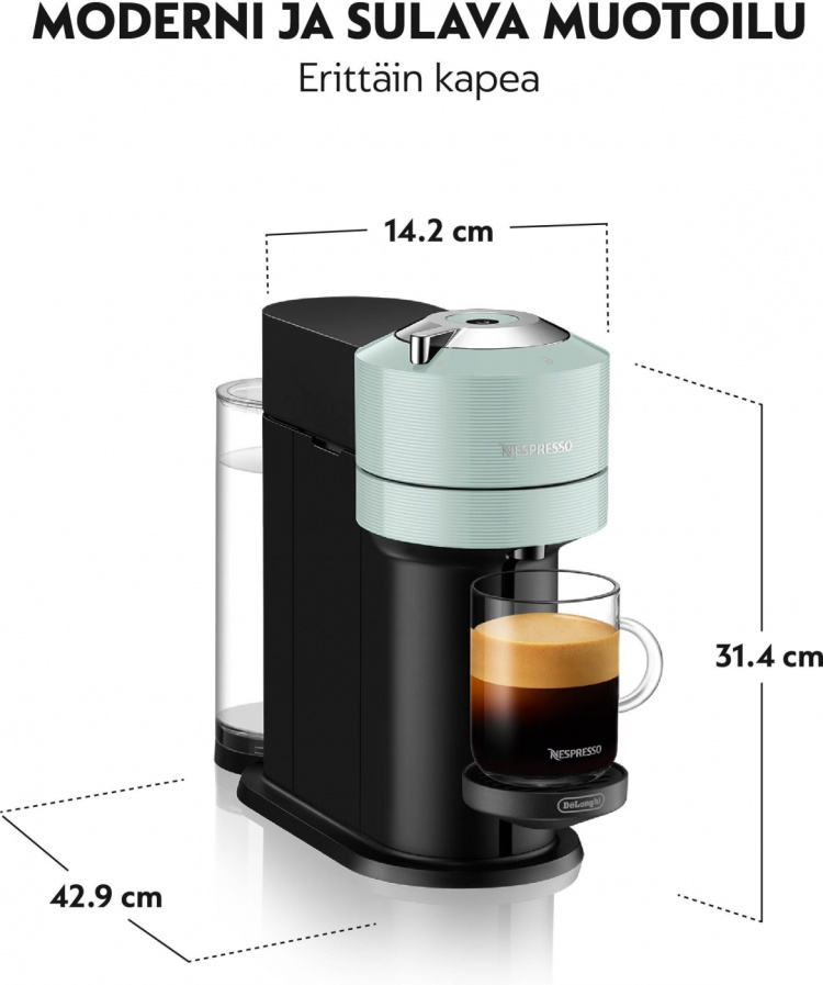 DeLonghi Nespresso Vertuo Next -kapselikeitin