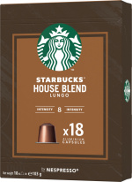 Starbucks Nespresso House Blend -kahvikapseli, 18 kaps, 103g Starbucks Nespresso House Blend -kahvikapseli, 18 kaps, 103g
