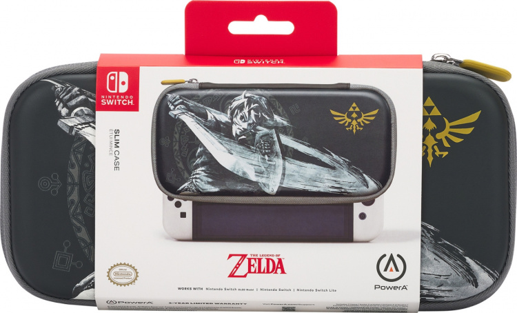 PowerA Slim Case Battle-Ready Link -suojakotelo, Nintendo Switch PowerA Slim Case Battle-Ready Link -suojakotelo, Nintendo Switch