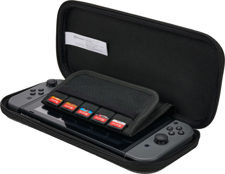 PowerA Slim Case Charcoal -suojakotelo, Nintendo Switch PowerA Slim Case Charcoal -suojakotelo, Nintendo Switch