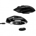 Logitech G502 X LIGHTSPEED langaton pelihiiri, musta/ydinhiiri