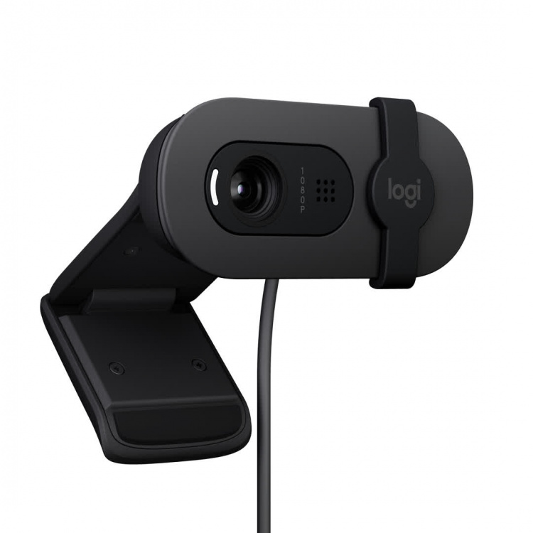 Logitech Brio 100 Full HD Webcam, Graphite