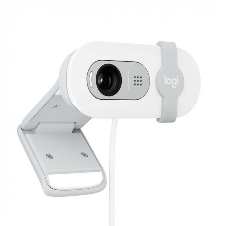 Logitech Brio 100 Full HD Webcam, Off-white
