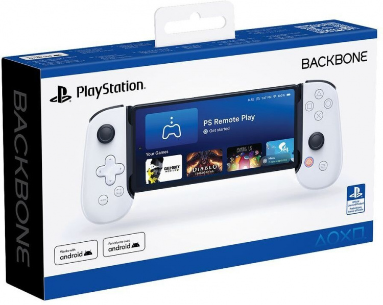 Backbone One for Android - PlayStation Edition -peliohjain, valkoinen, PC / PlayStation / Xbox Backbone One for Android - PlayStation Edition -peliohjain, valkoinen, PC / PlayStation / Xbox