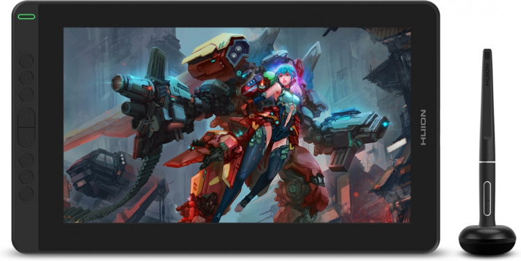 Huion Kamvas 13 FHD -piirtonäyttö, musta