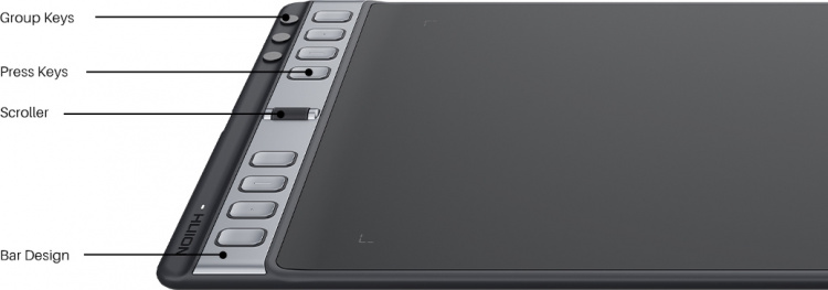 Huion Inspiroy 2 L H1061P -piirtopöytä