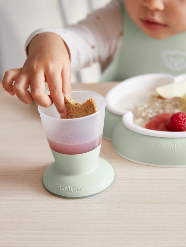 BabyBjörn Baby Dinner Set -ateriasetti, 5 osaa, vihreä BabyBjörn Baby Dinner Set -ateriasetti, 5 osaa, vihreä