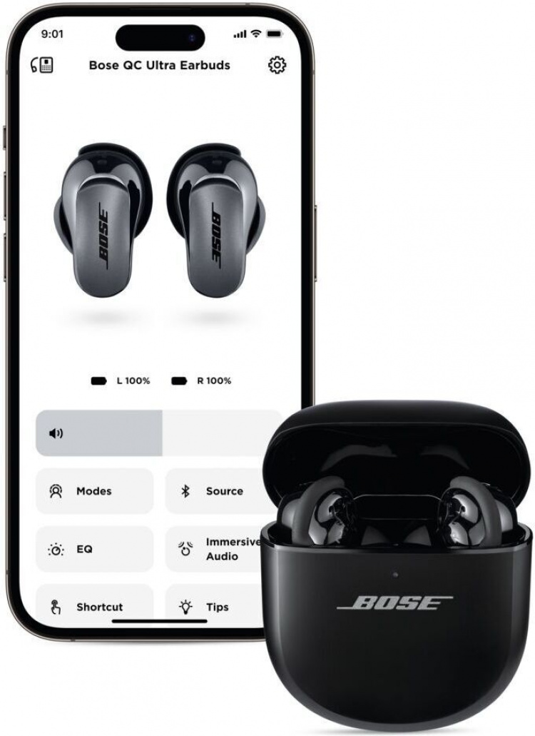 Bose QuietComfort Ultra Earbuds vastamelukuulokkeet, musta